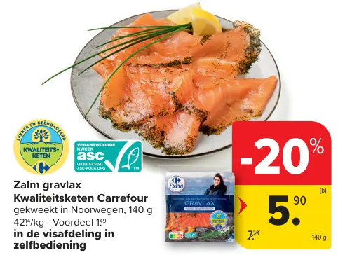 Promotie: Zalm gravlax