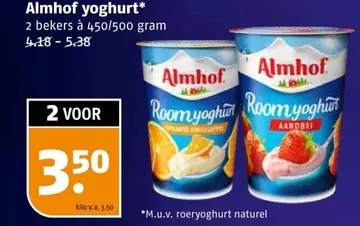 Aanbieding: Almhof yoghurt
