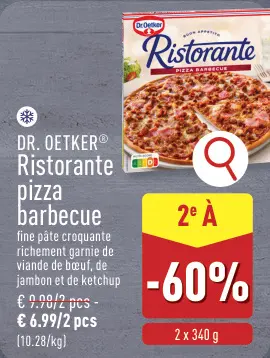 Offre: Ristorante pizza barbecue