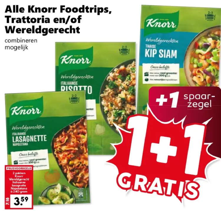 Aanbieding: Knorr Foodtrips, Trattoria en/of Wereldgerecht