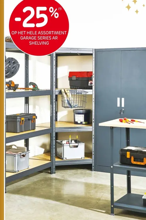 Promotie: Garage series ar shelving