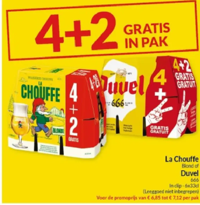 Promotie: La Chouffe Blond of Duvel