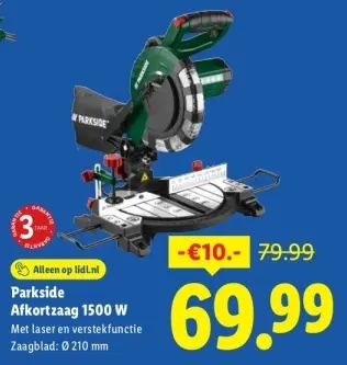 Aanbieding: Afkortzaag 1500 W