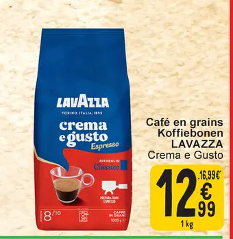 Offre: Café en grains Koffiebonen Crema e Gusto