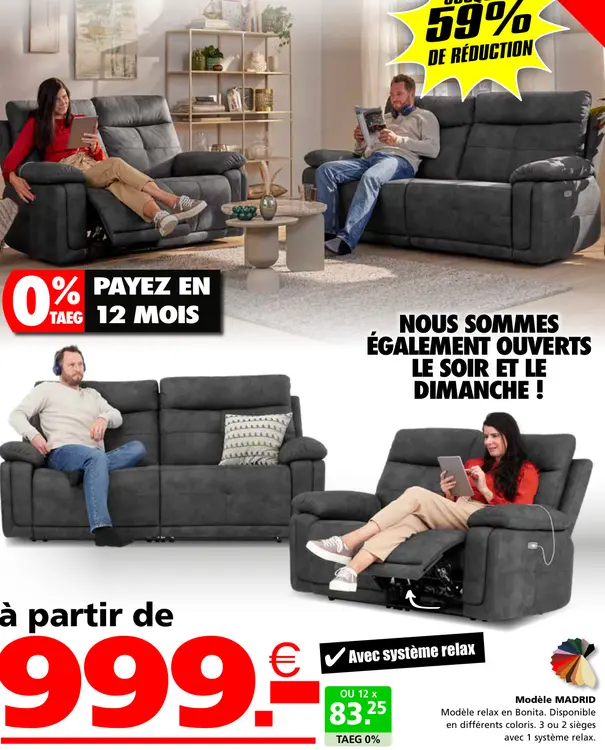 Offre: Modèle MADRID