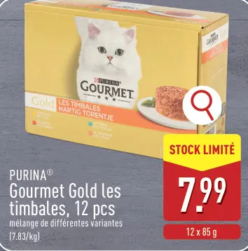 Offre: Gourmet Gold les timbales