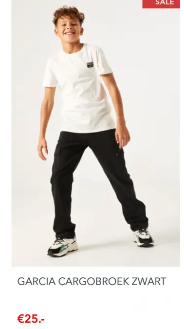 Promotie: Cargobroek zwart