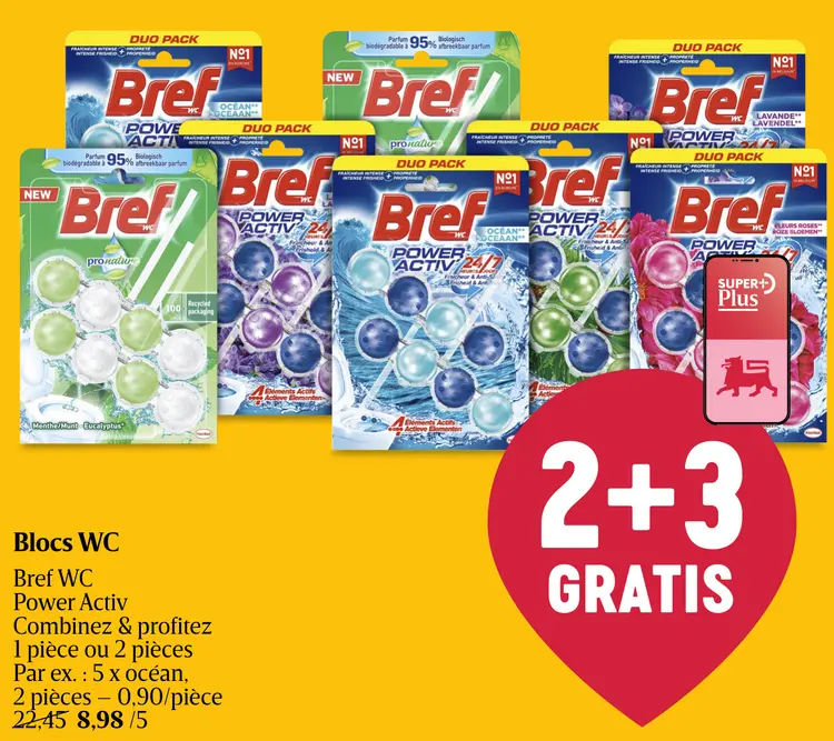 Offre: Blocs WC Bref WC Power Activ