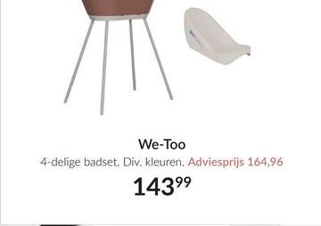 Aanbieding: We-Too 4-Delige Badset