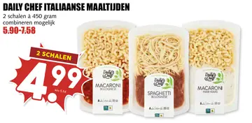 Aanbieding: Daily Chef Italiaanse Maaltijden