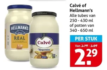 Aanbieding: Calvé of Hellmann's