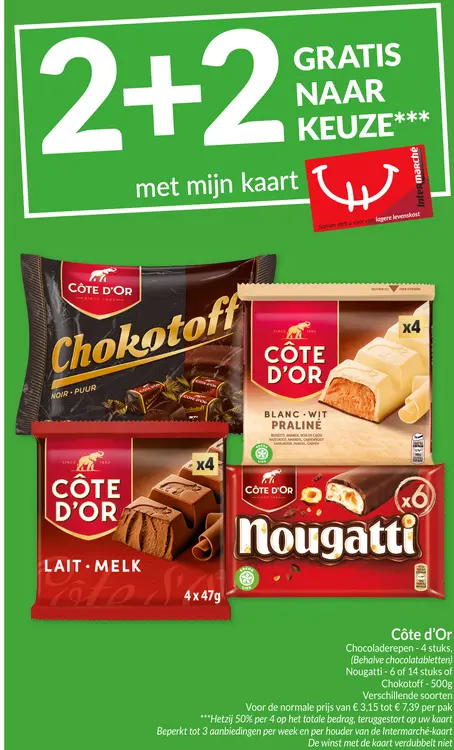 Promotie: Chocoladerepen, Nougatti, Chokotoff