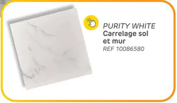 Offre: Carrelage grès cérame aspect marbre 60x60cm