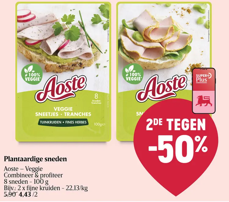 Promotie: Plantaardige sneden