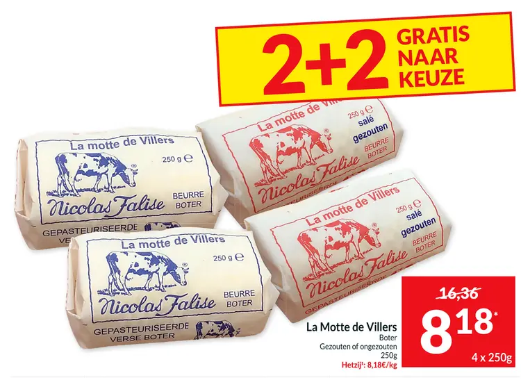 Promotie: La Motte de Villers Boter