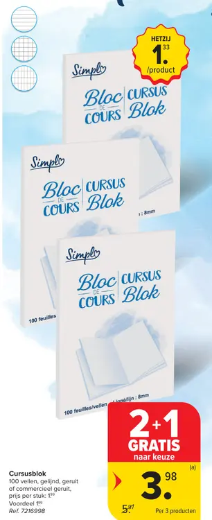 Promotie: Cursusblok