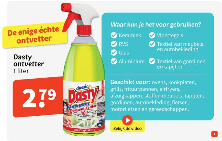 Promotie: Dasty ontvetter