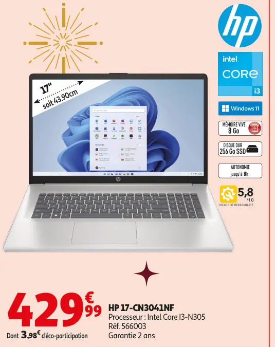 Offre: Hp 17-cn3041nf