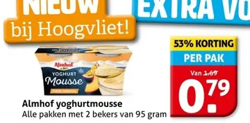 Aanbieding: Almhof yoghurtmousse