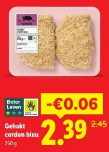 Aanbieding: Gehakt cordon bleu