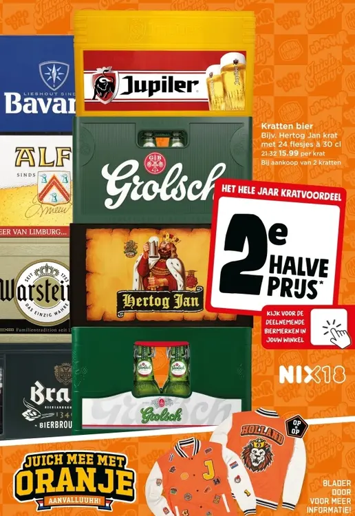 Aanbieding: Kratten bier