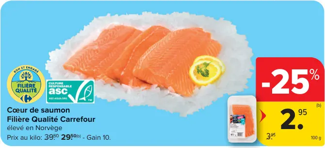 Offre: Cœur de saumon