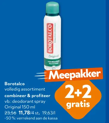 Promotie: Borotalco