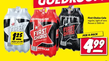 Aanbieding: First Choice Cola