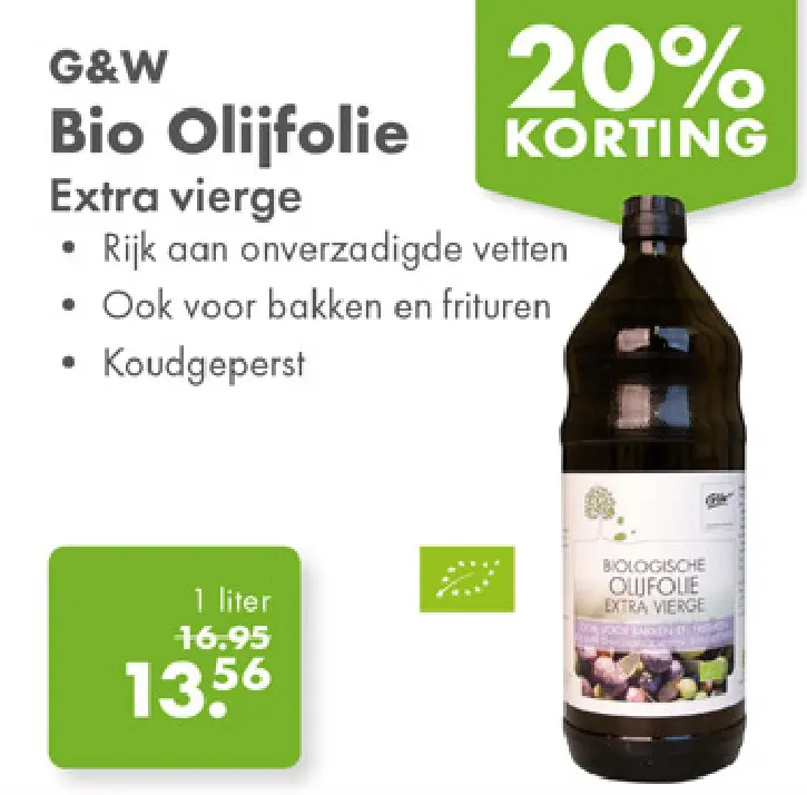 Aanbieding: Bio Olijfolie Extra vierge