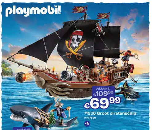 Aanbieding: 71530 Groot piratenschip