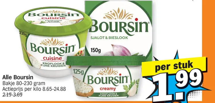 Promotie: Boursin