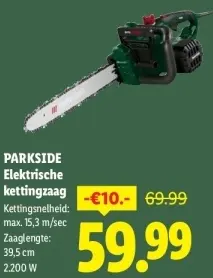 Aanbieding: Elektrische kettingzaag