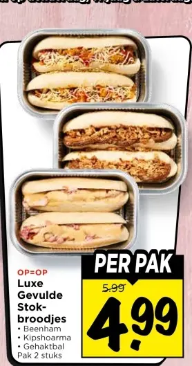 Luxe Gevulde Stokbroodjes