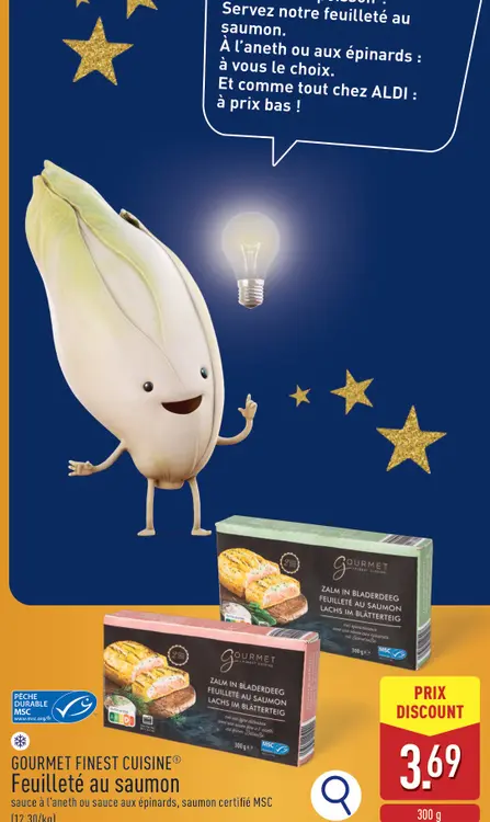 Offre: Feuilleté au saumon