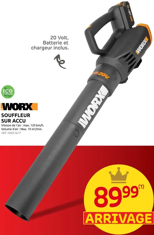 Offre: Souffleur sur accu