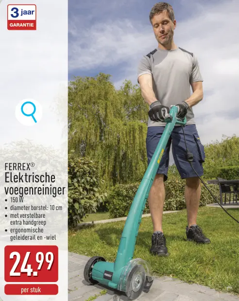 Promotie: Elektrische voegenreiniger
