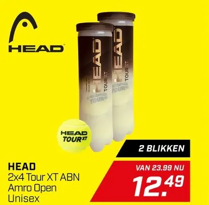 Aanbieding: HEAD 2x4 Tour XT ABN Amro Open Unisex