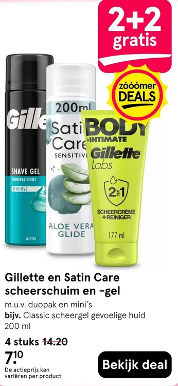 Aanbieding: Scheerschuim en -gel
