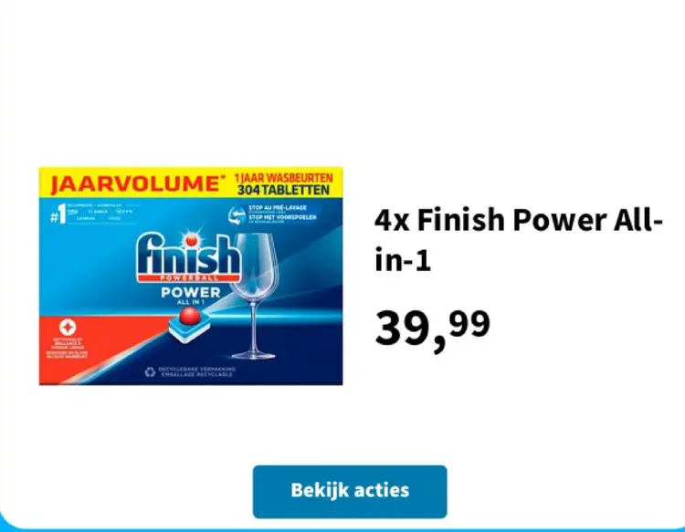 Aanbieding: Finish Power All-in-1