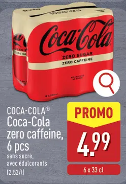 Offre: COCA-COLA® Coca-Cola zero caffeine