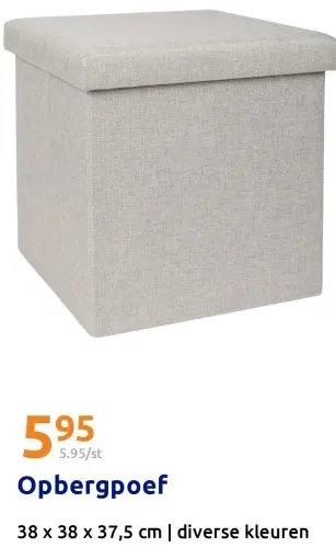 Promotie: Opbergpoef