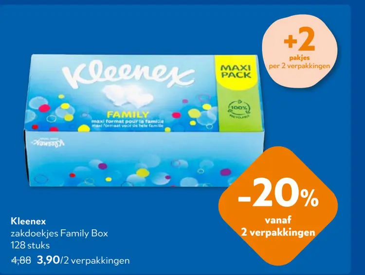 Promotie: Zakdoekjes Family Box