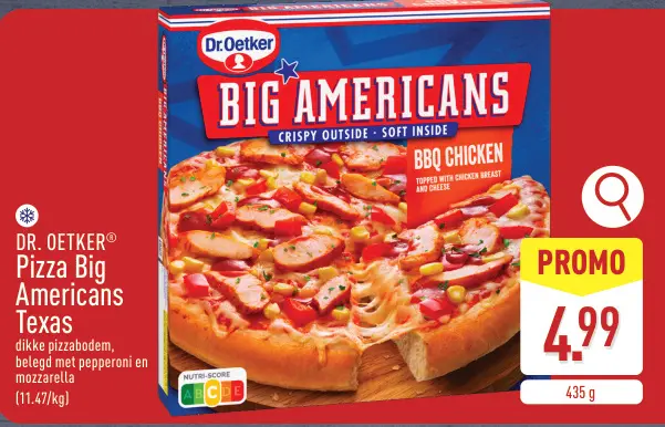Promotie: Pizza Big Americans Texas