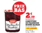 Offre: Confiture de framboise
