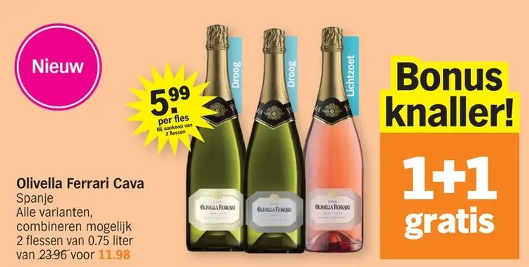 Promotie: Olivella Ferrari Cava