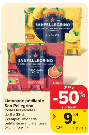 Offre: Limonade pétillante