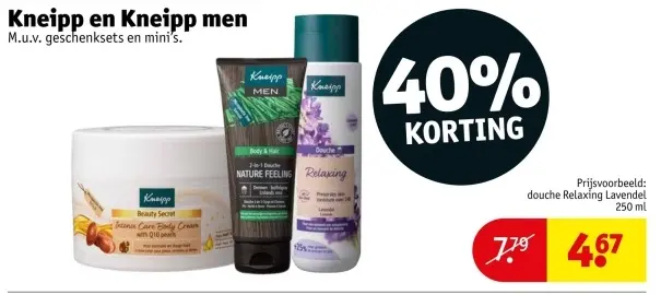Aanbieding: douche Relaxing Lavendel