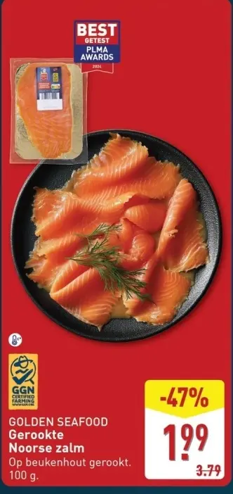 Aanbieding: Gerookte Noorse zalm