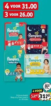 Aanbieding: Pampers luiers