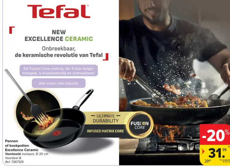 Promotie: Pannen of kookpotten Excellence Ceramic